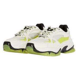 The Kooples Paris WHITE SNEAKERS WITH PLATFORM SOLE NIB size 38/7 women’s
